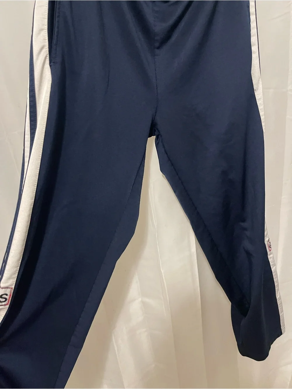Vintage Adidas Baggy Dazzle Basketball Snap Tear Away Pants L - XL Y2K Shiny